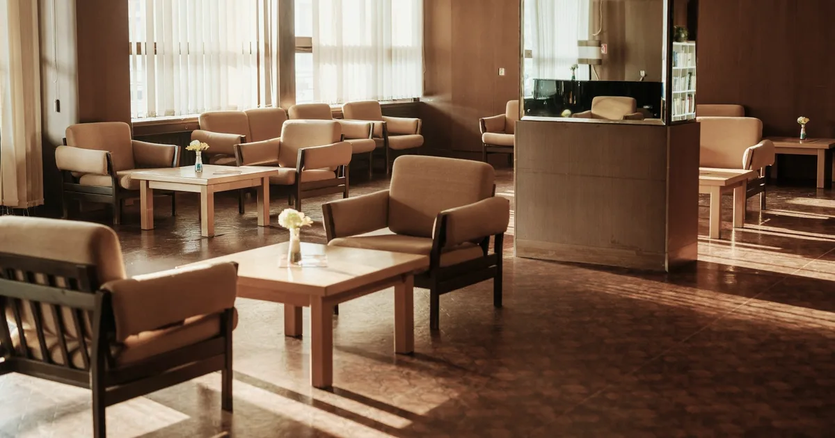 A quiet waiting room before an adult ADHD assessment